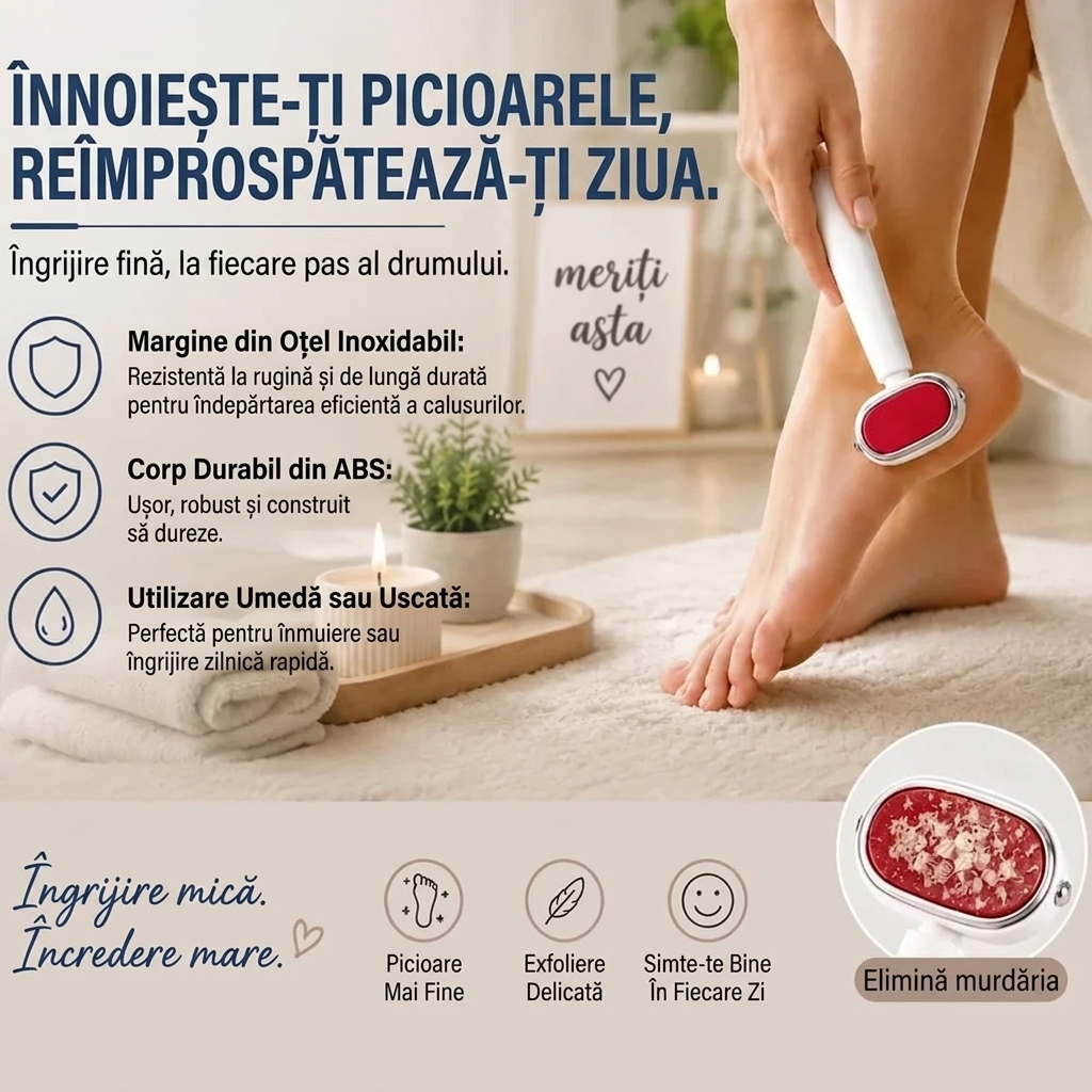 Răzuitoare Călcâi Profesională