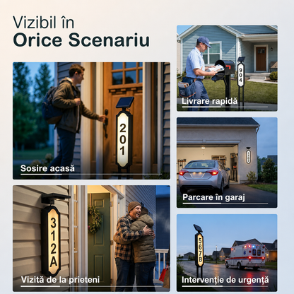 Panou Solar Număr Casă