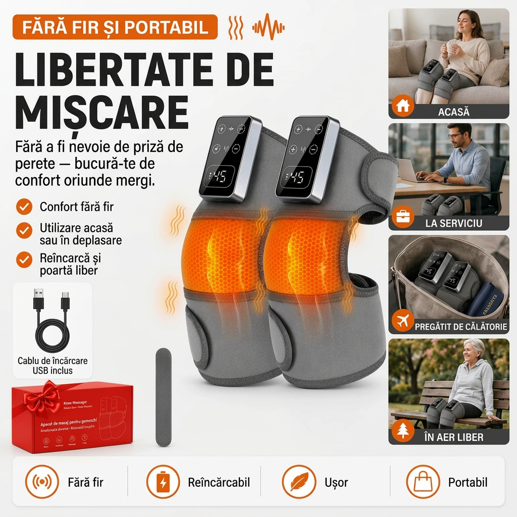 Aparat Masaj Electric Genunchi