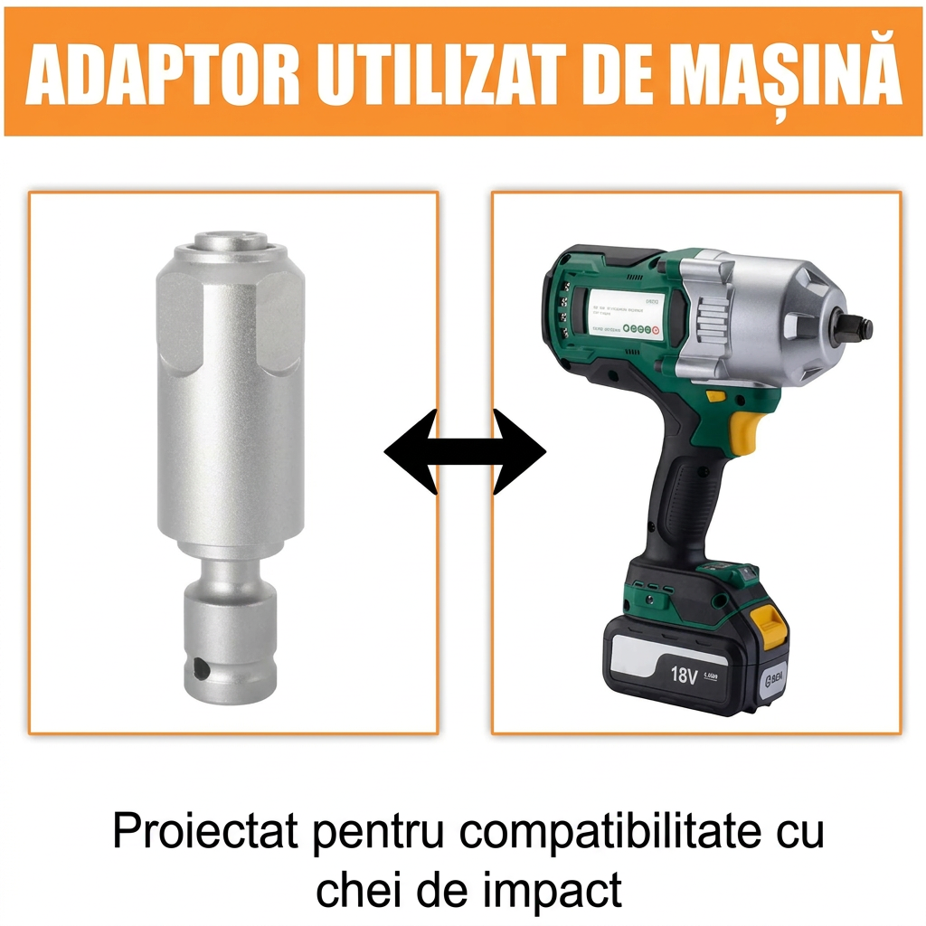 Adaptor Cheie Impact Ciocan