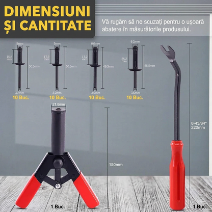 Set Pistol Nituri Plastic
