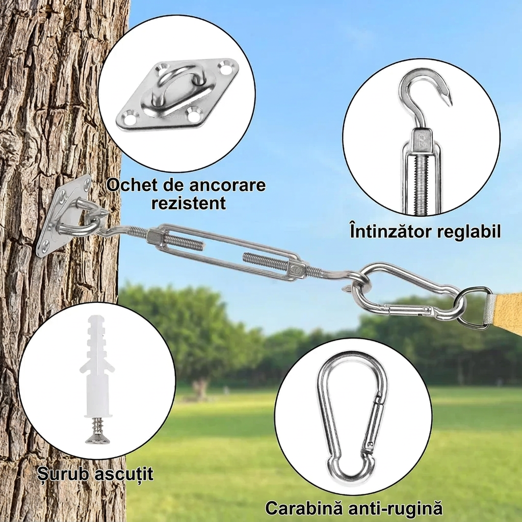 Kit Hardware Prelată Umbrire
