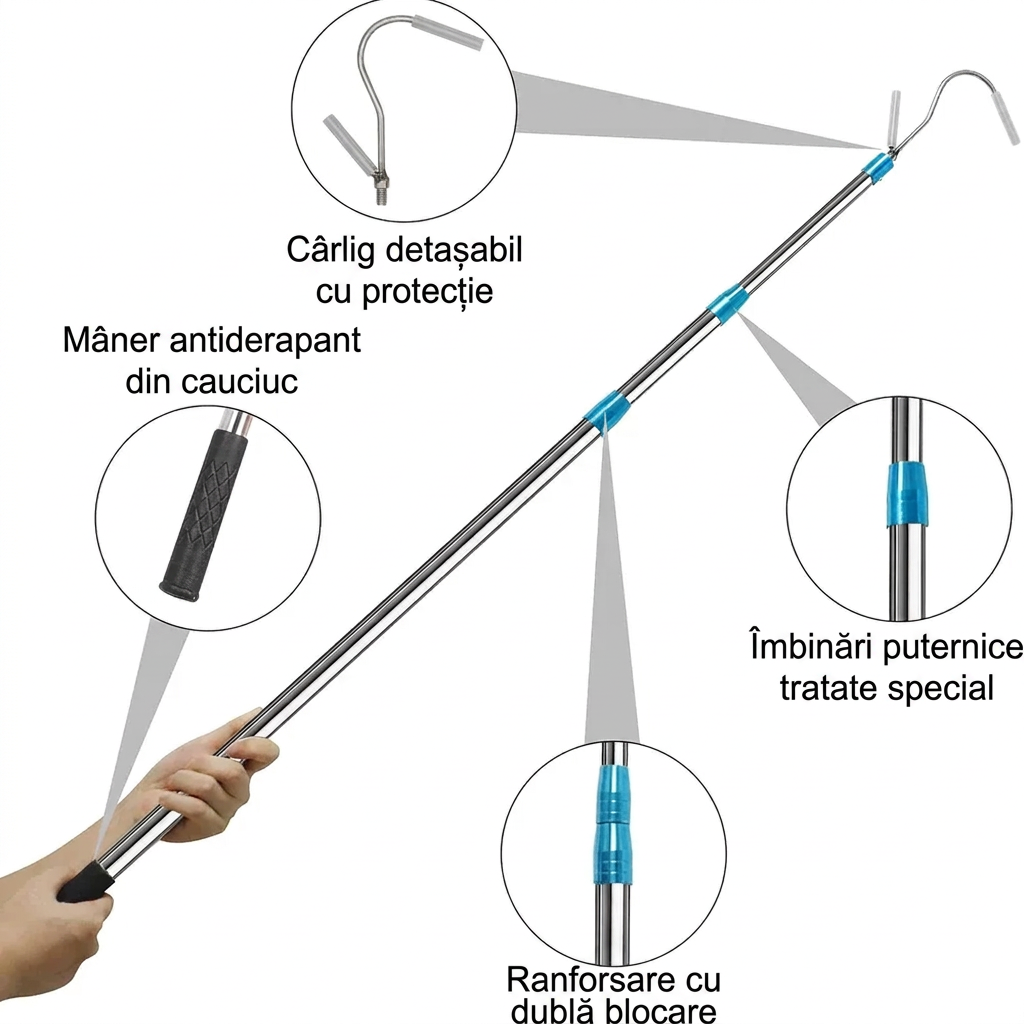 Cârlig Telescopic De Recuperare
