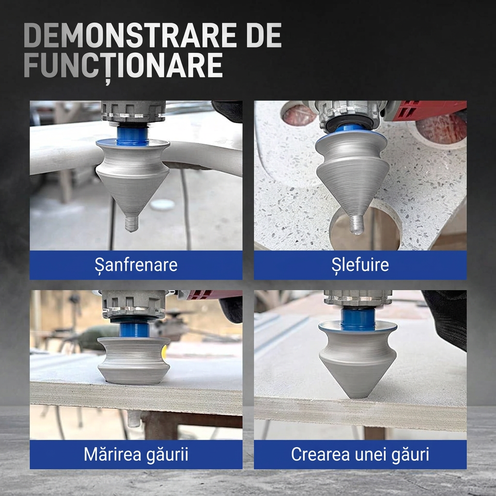 Freză Diamantată Conică pentru Gresie