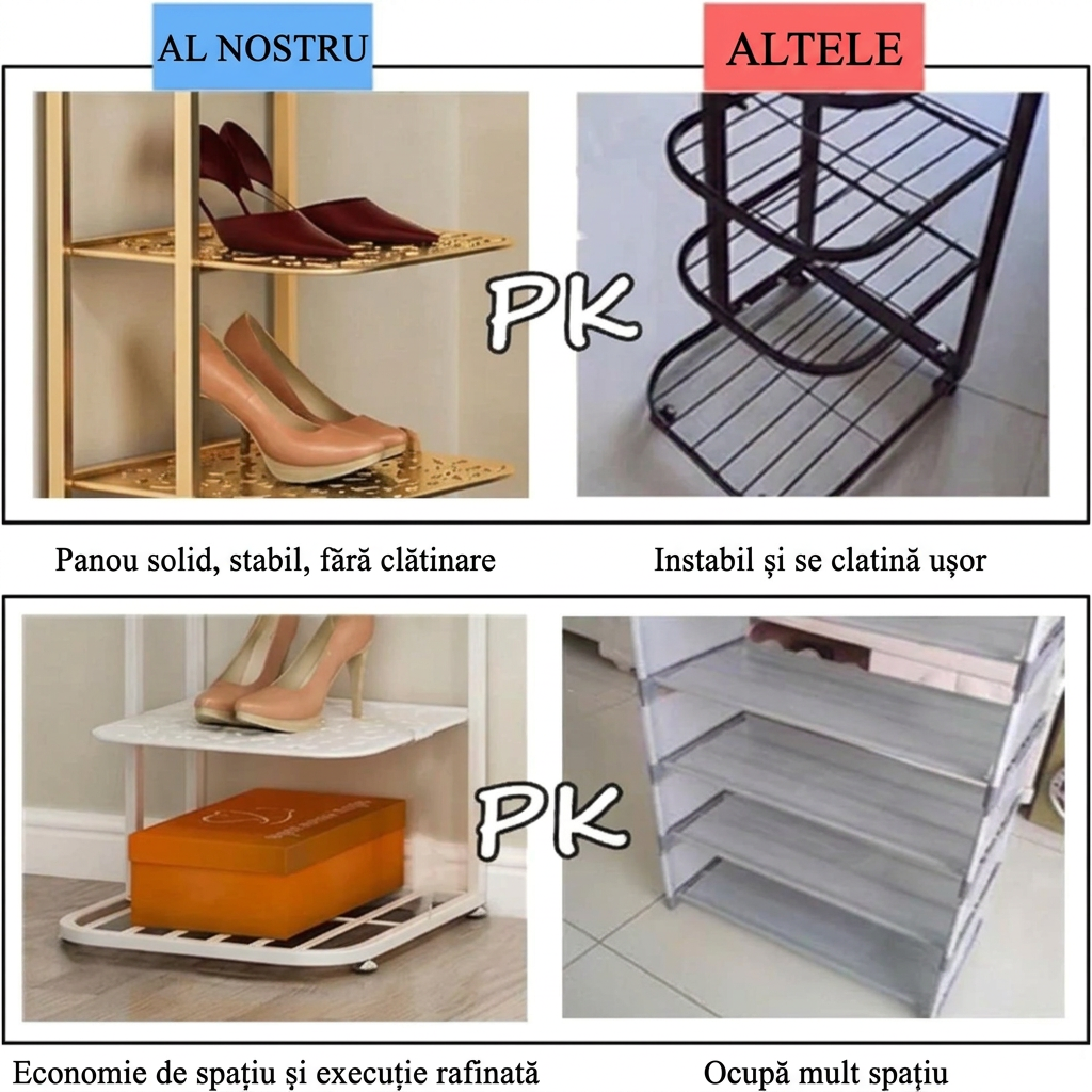 Suport Vertical Metalic Pantofi