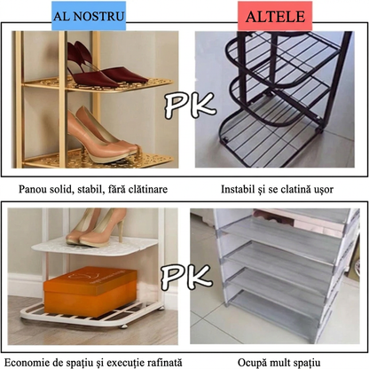 Suport Vertical Metalic Pantofi