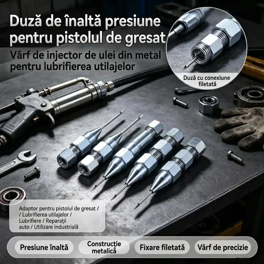 Duză Gresare cu Accesorii