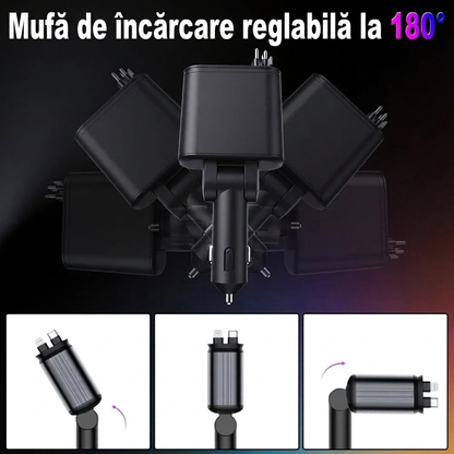 Încărcător Auto Retractabil Ambiental