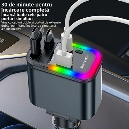 Încărcător Auto Retractabil Ambiental