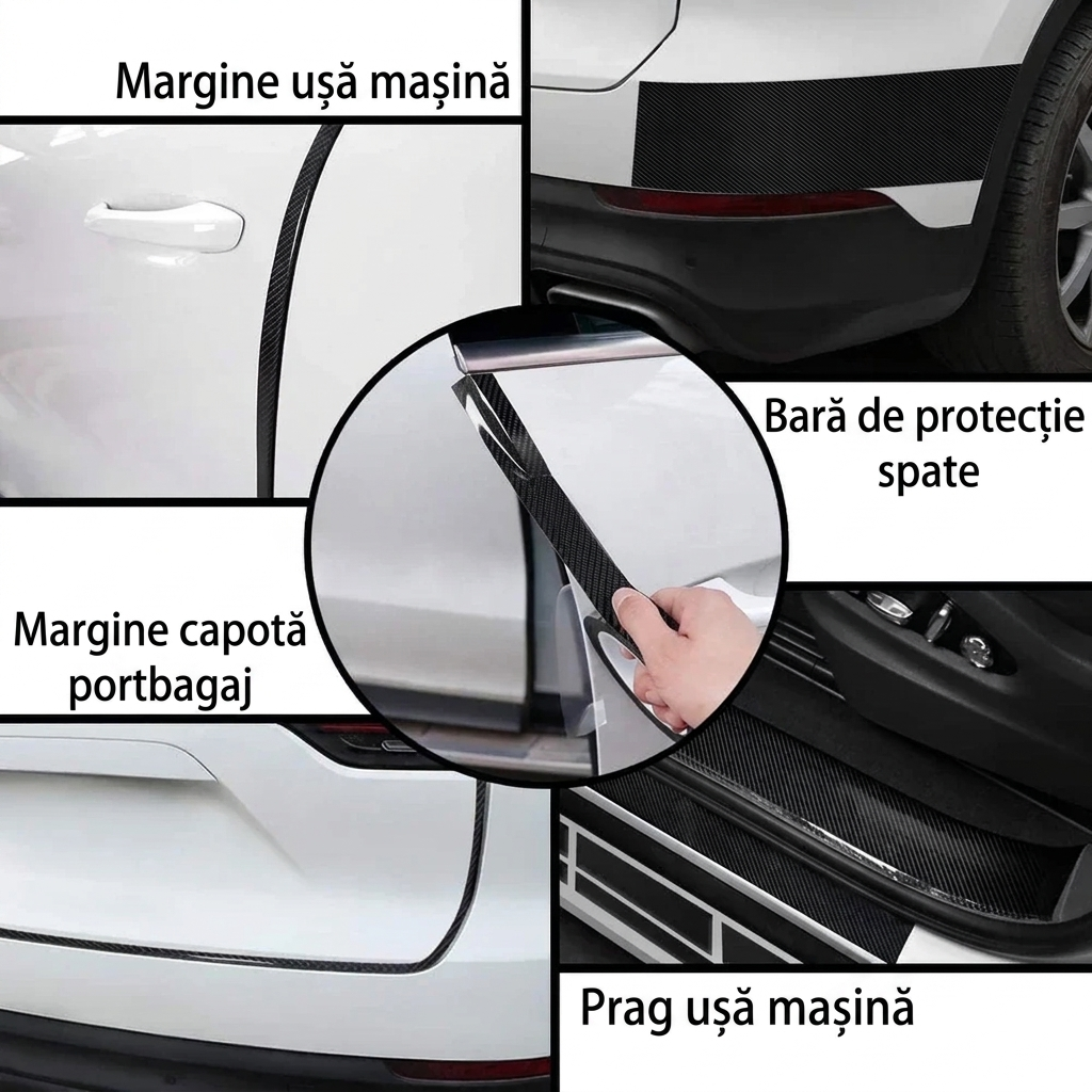 Folie Protecție Praguri Auto 3 m