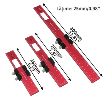 Set Rigle Marcare din Aluminiu