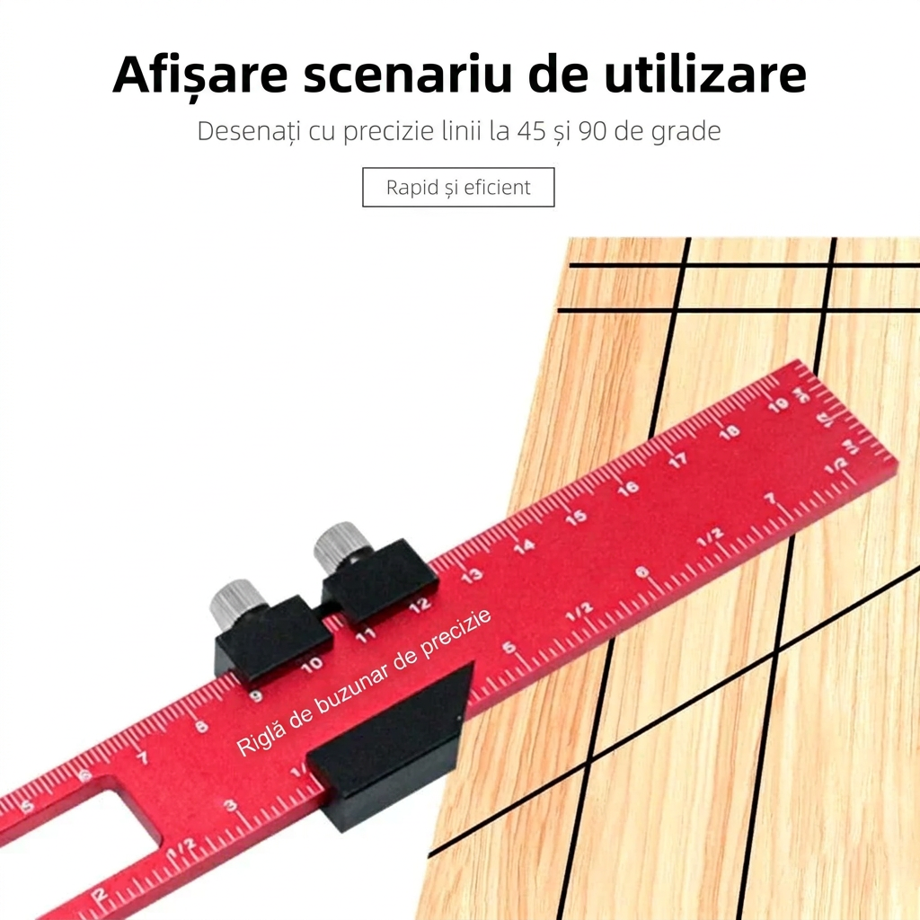 Set Rigle Marcare din Aluminiu