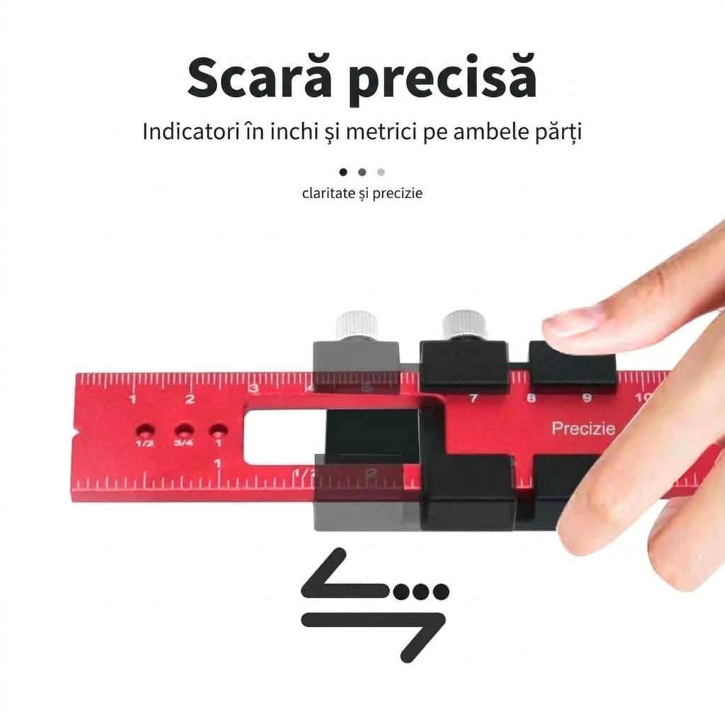 Set Rigle Marcare din Aluminiu