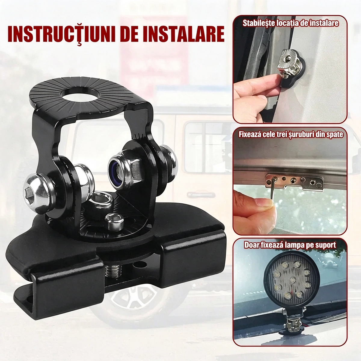 Suport Montare LED Auto
