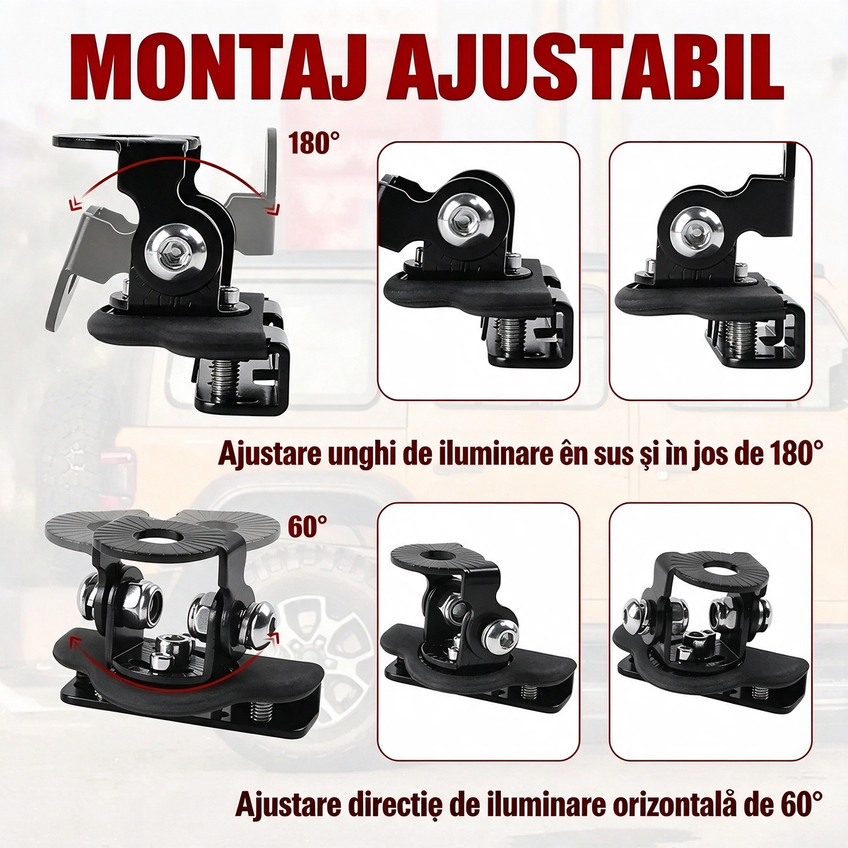 Suport Montare LED Auto