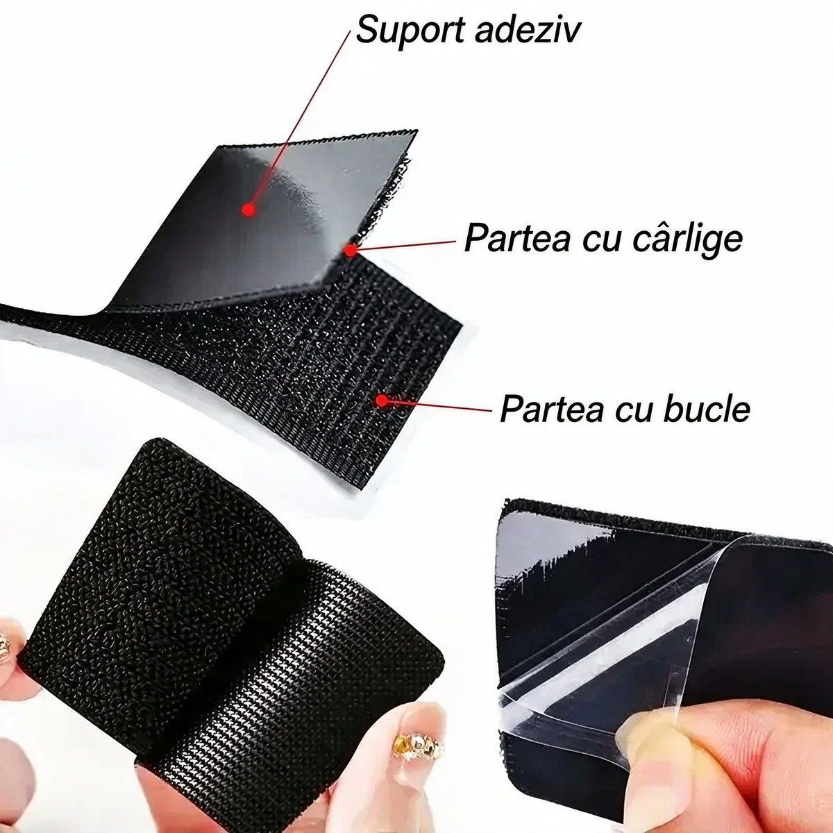 Set 25 Benzi Adezive pentru Covoare