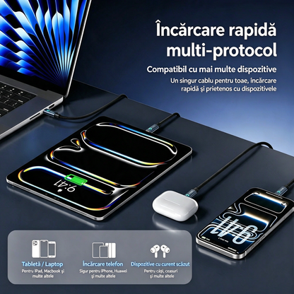 Cablu de încărcare rapidă cu oprire automată