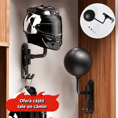 Set 2 Suporturi rotative pentru căști moto