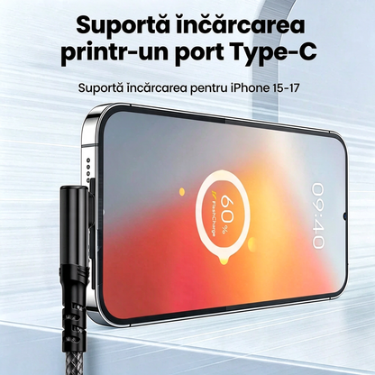 Cablu de încărcare cotit pentru telefon