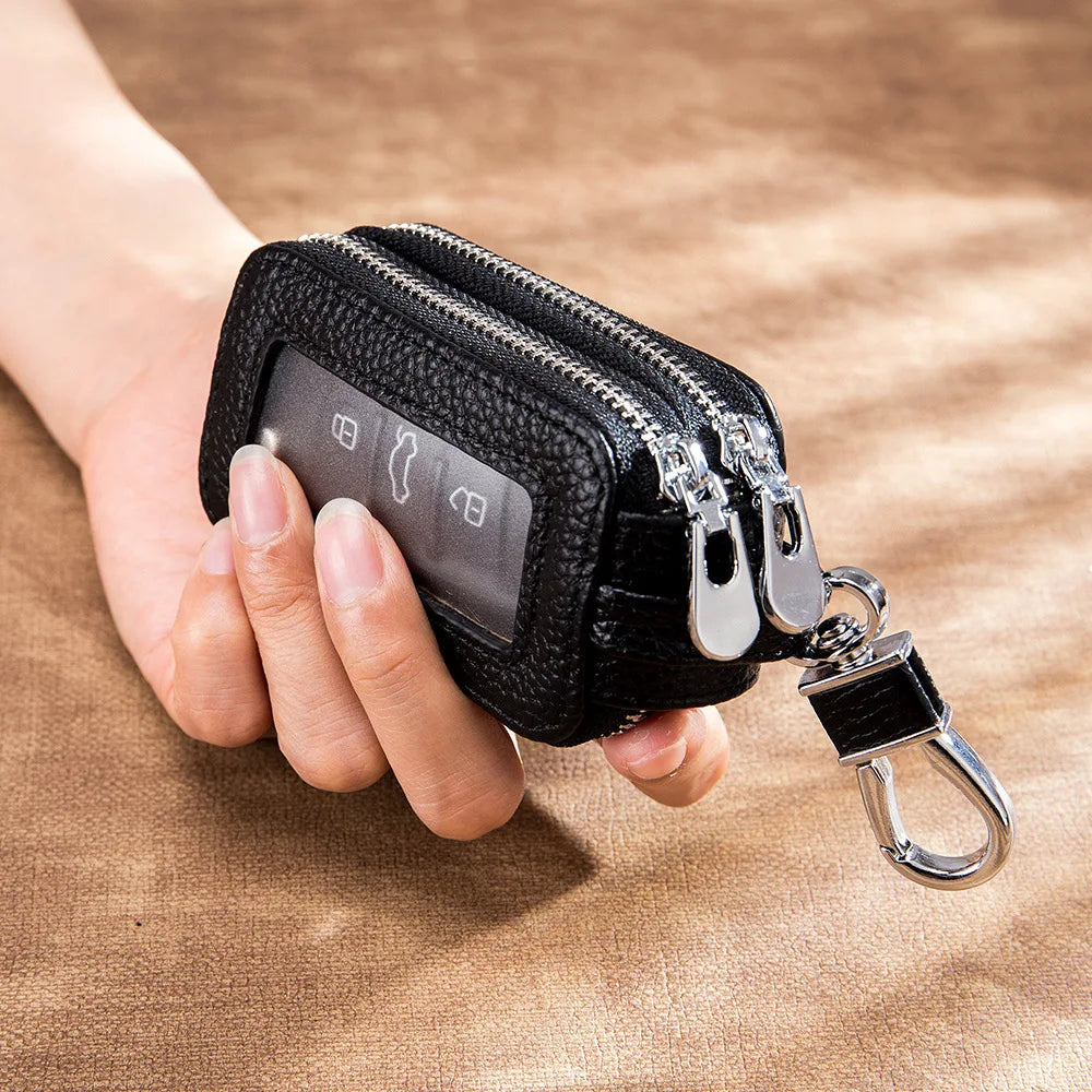Portofel Chei Piele Compact