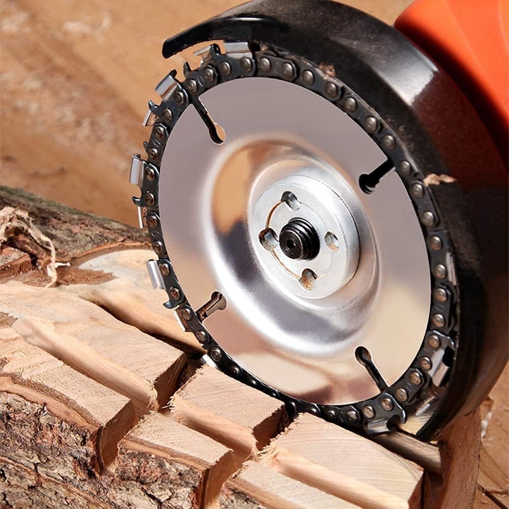DISC POLIZOR UNGHIULAR CU LANȚ DE DRUJBĂ (16MM X 100 MM)