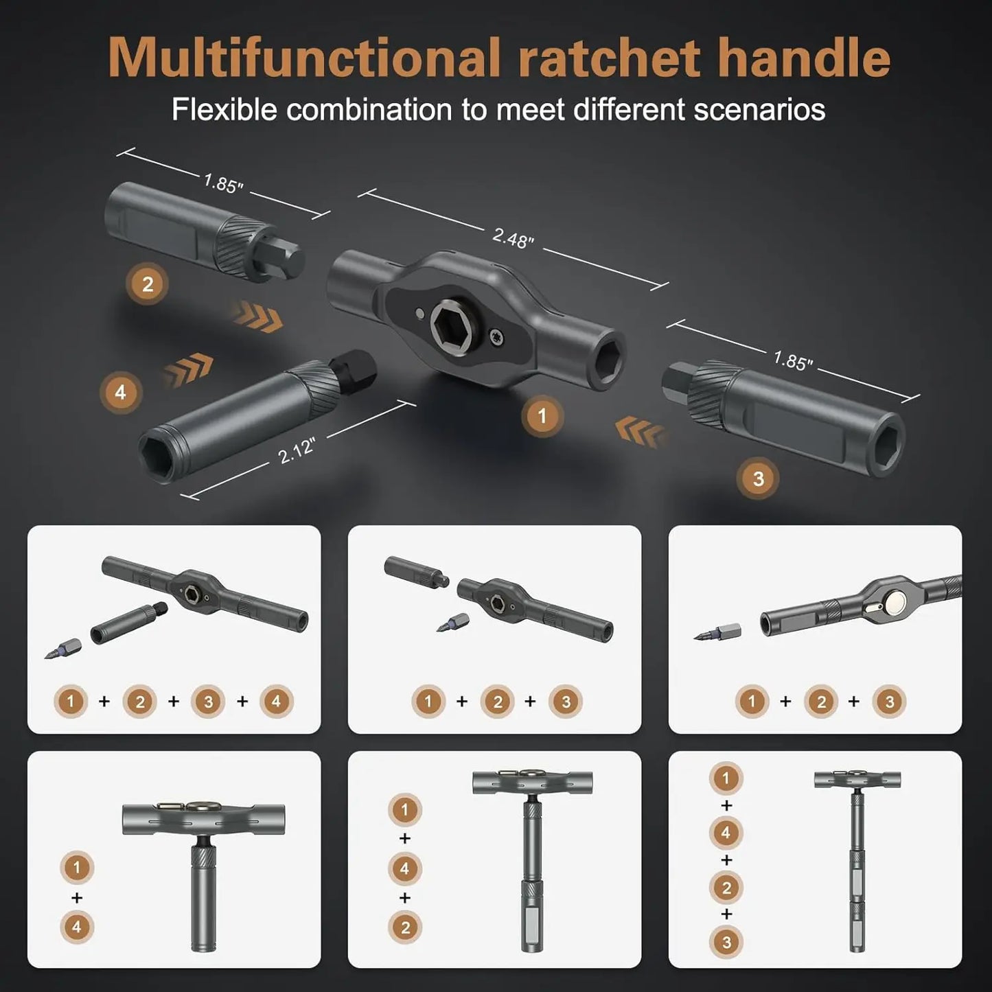 Set Șurubelniță Rachetă Magnetică