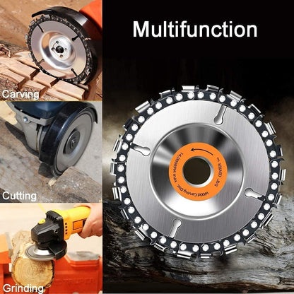 DISC POLIZOR UNGHIULAR CU LANȚ DE DRUJBĂ (16MM X 100 MM)