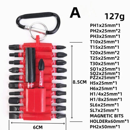 Set Biți Șurubelniță Compact