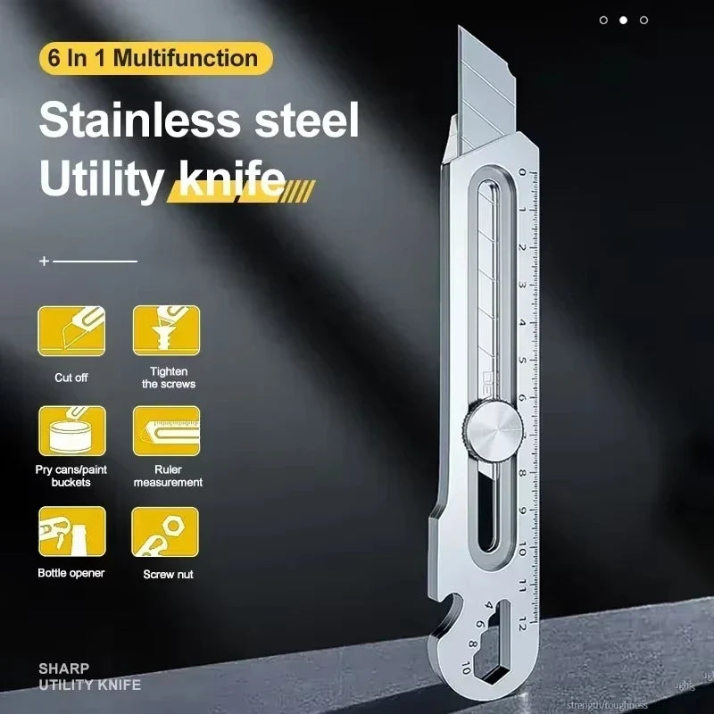 Cutter Multifuncțional Inox Portabil