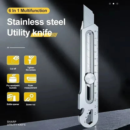 Cutter Multifuncțional Inox Portabil