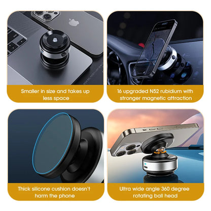 Suport Magnetic cu Vacuum pentru Telefon