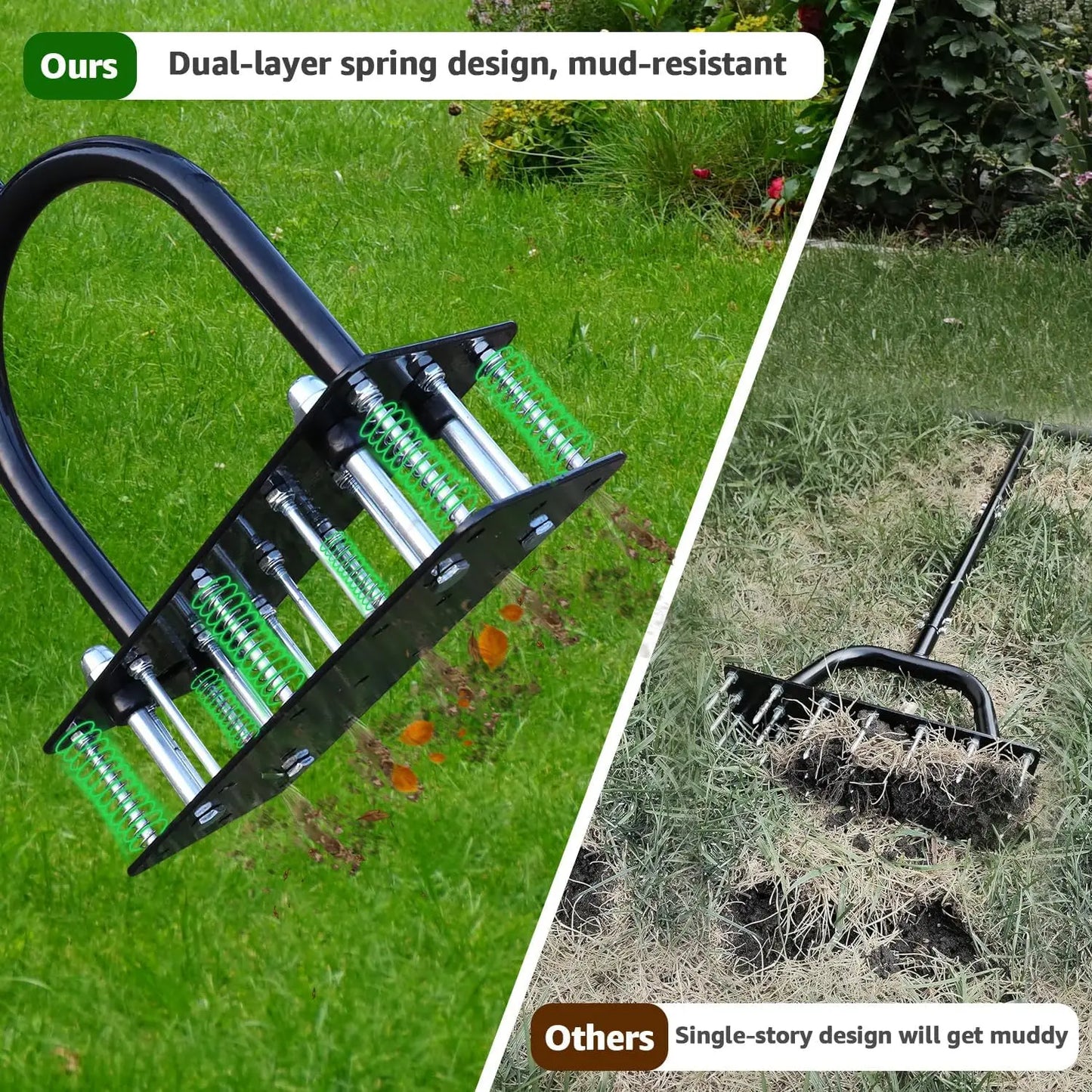 Aerator Manual pentru Gazon