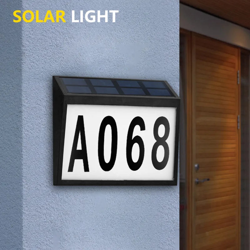 Placă Solară LED Adresă