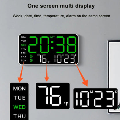 Ceas LED Digital Multifuncțional