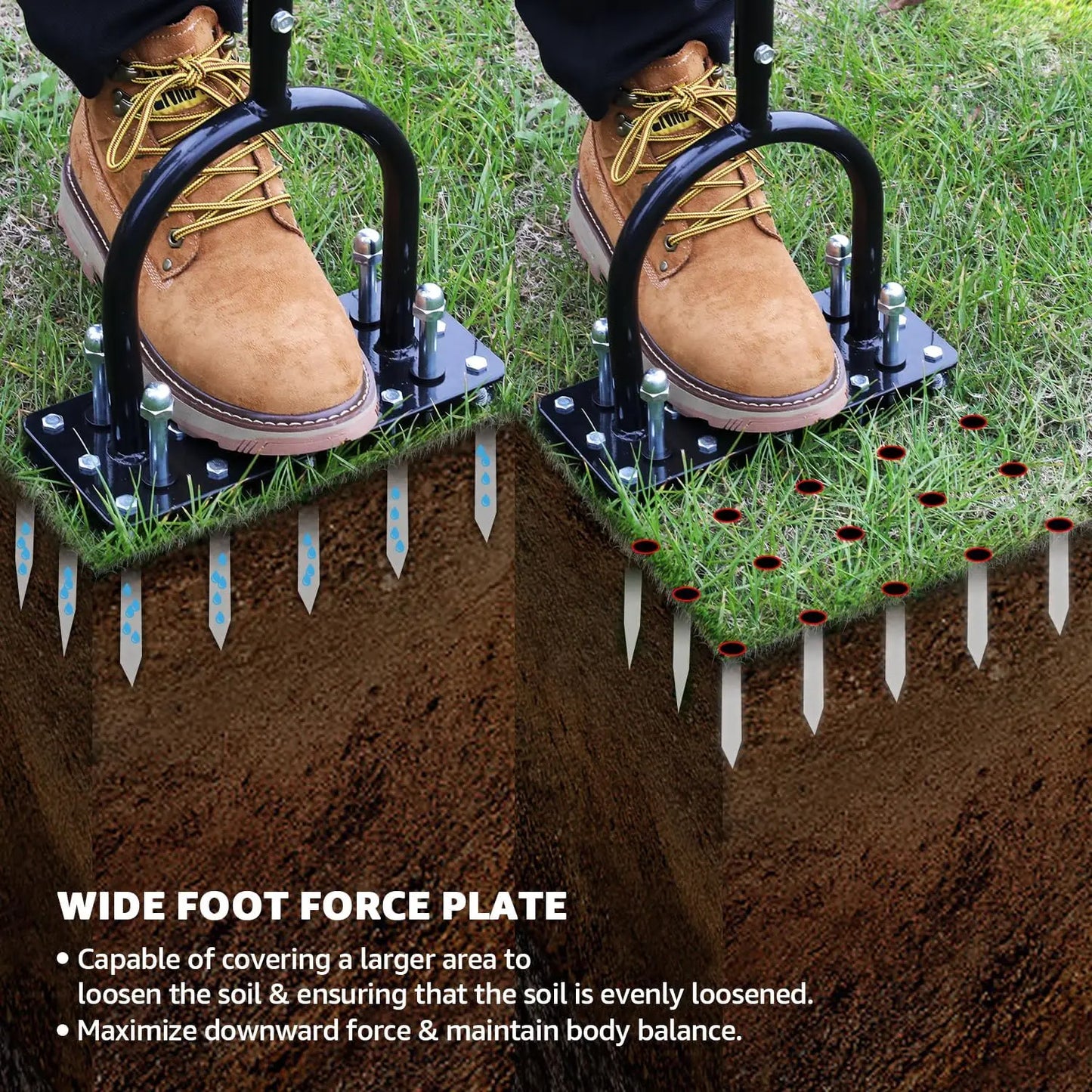 Aerator Manual pentru Gazon