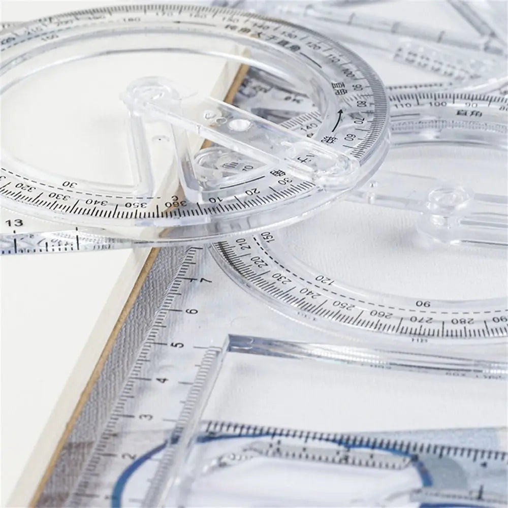 Riglă Geometrică Multifuncțională Desen