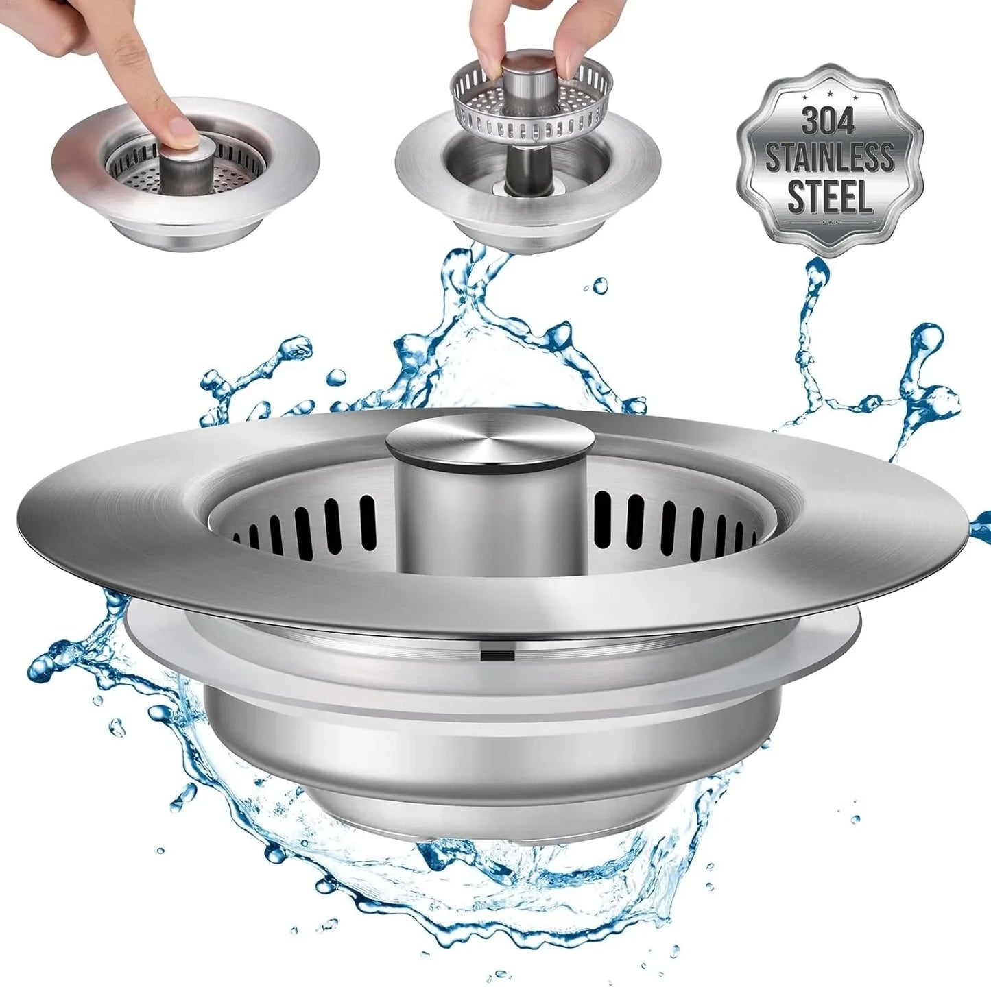 Stopper Inox Pop-Up Chiuvetă