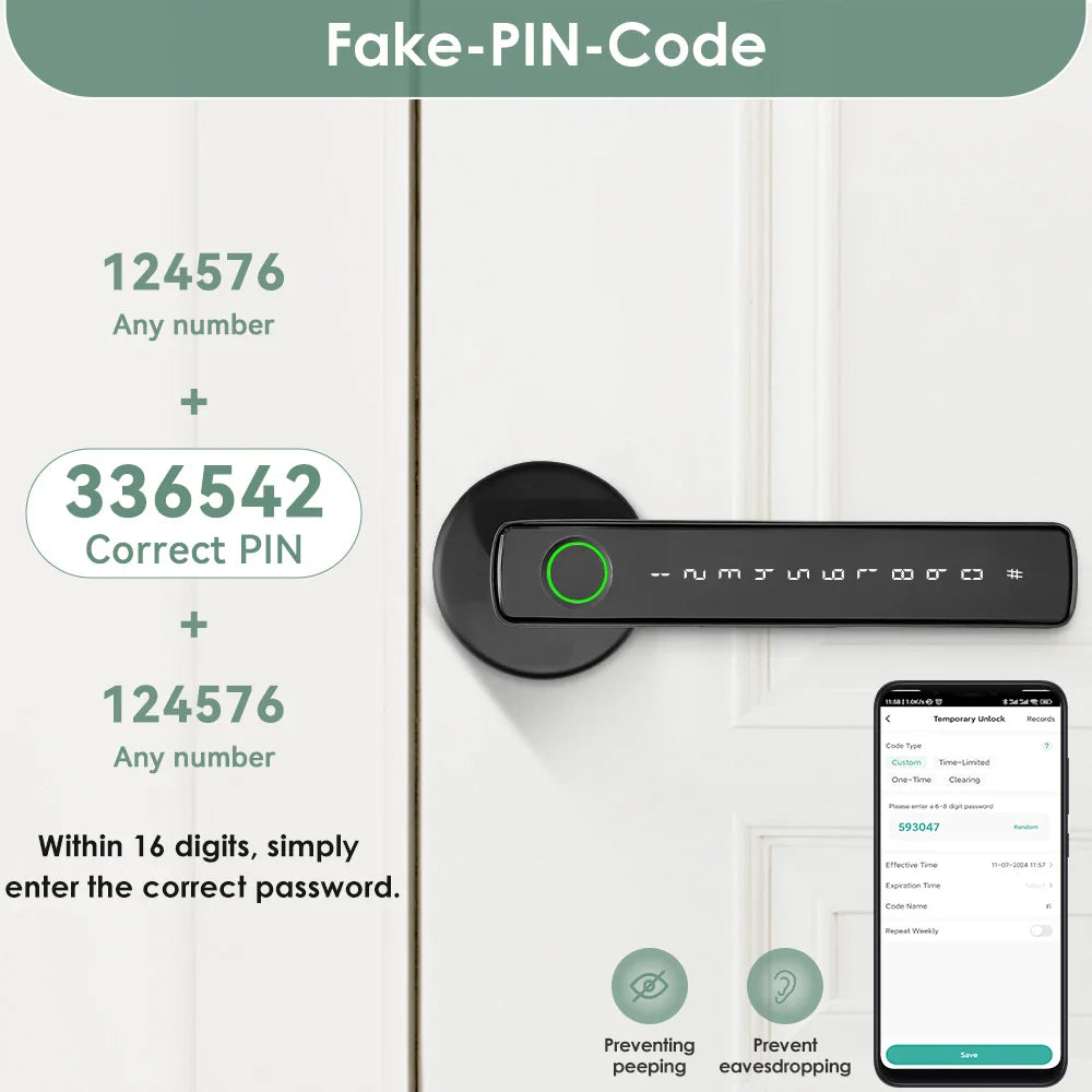 Încuietoare Smart cu Amprentă