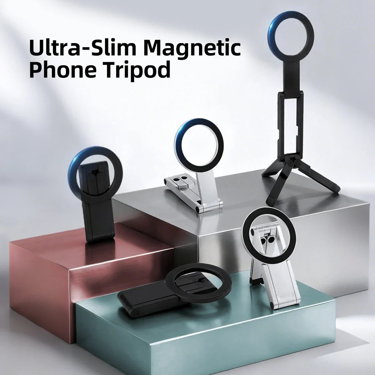 Suport Telefon Magnetic Trepied