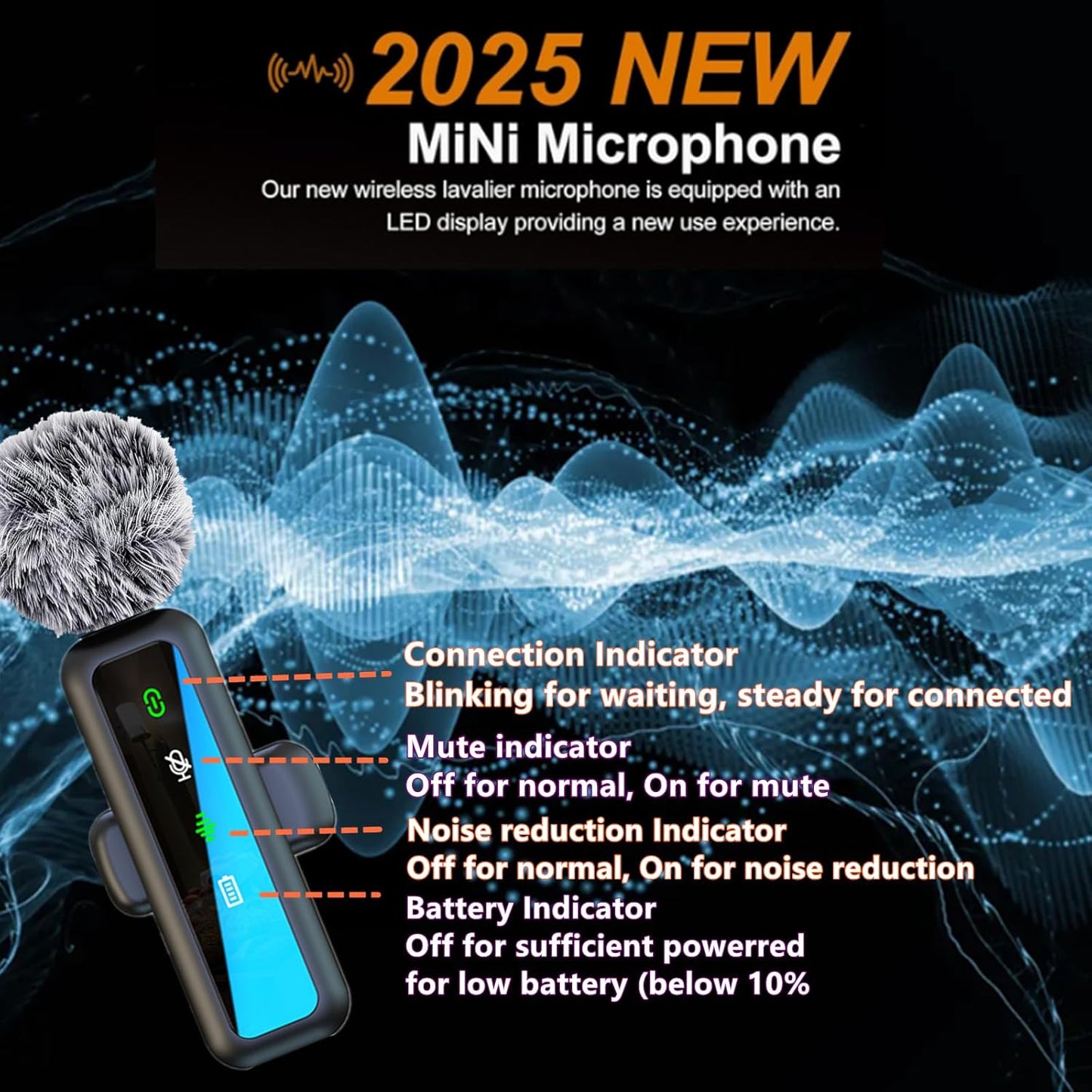 Microfon Lavalier Wireless