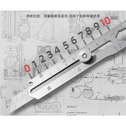 Cuțit Multifuncțional Metalic Retractabil