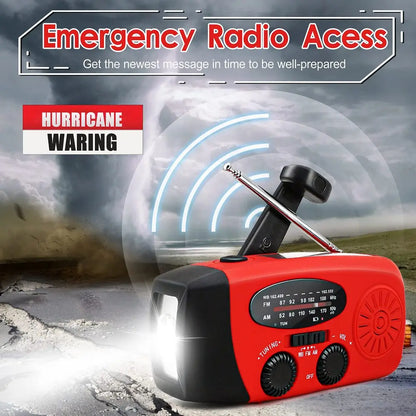 Radio Urgență Solar Portabil
