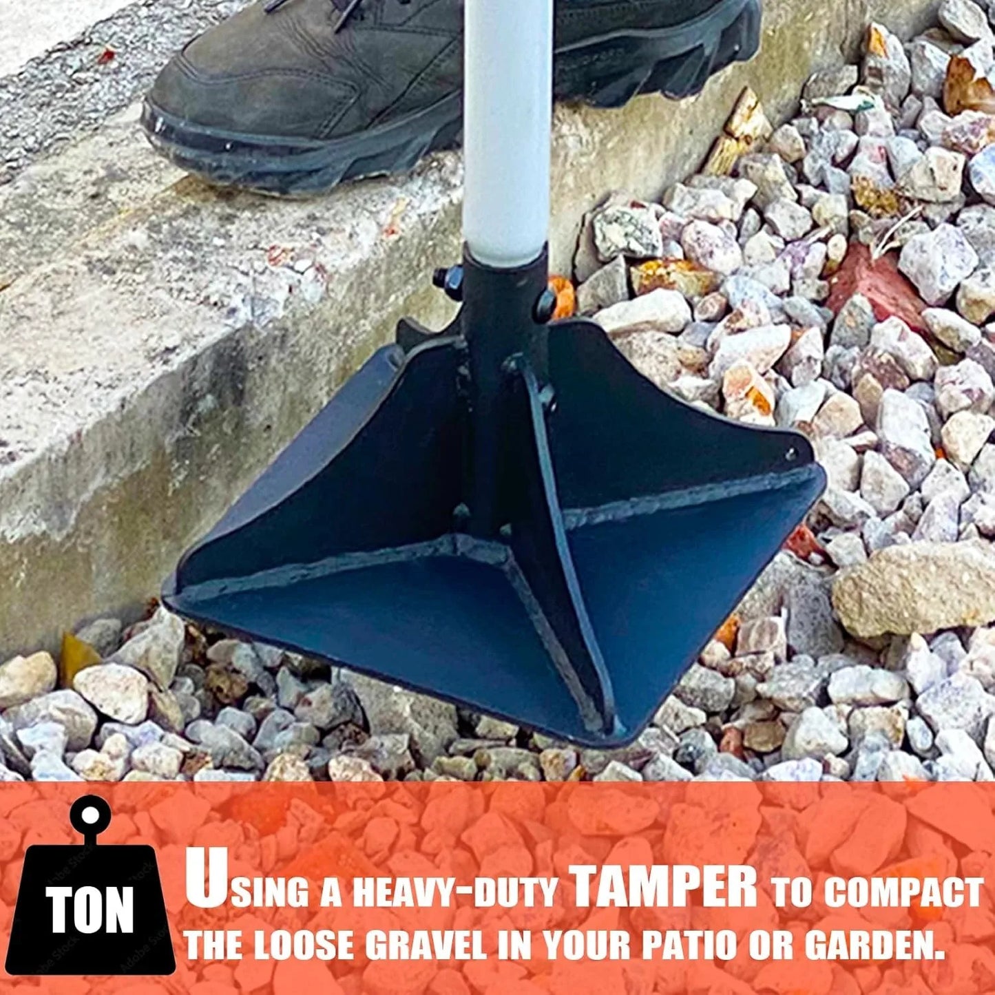 Compactator Grădină cu Mâner