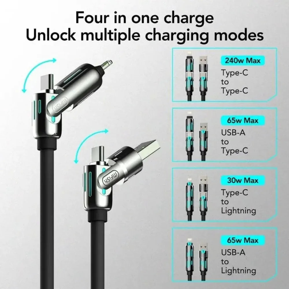 Cablu USB-C Lightning Rapid