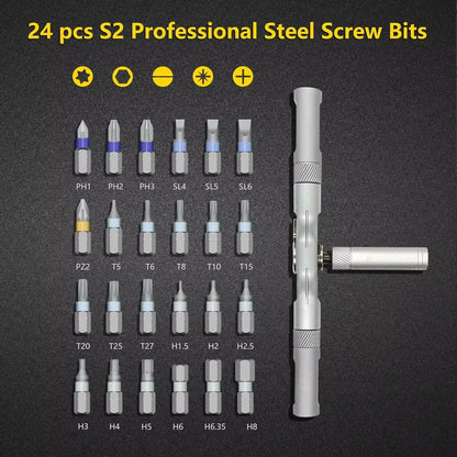Set Șurubelniță Ratchet Magnetic Precizie