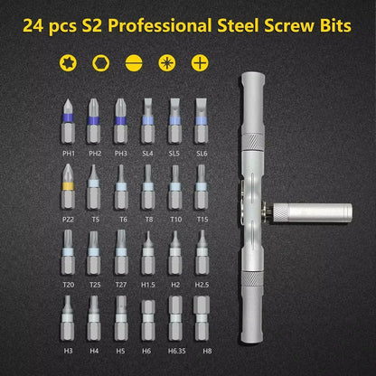 Set Șurubelniță Ratchet Magnetic