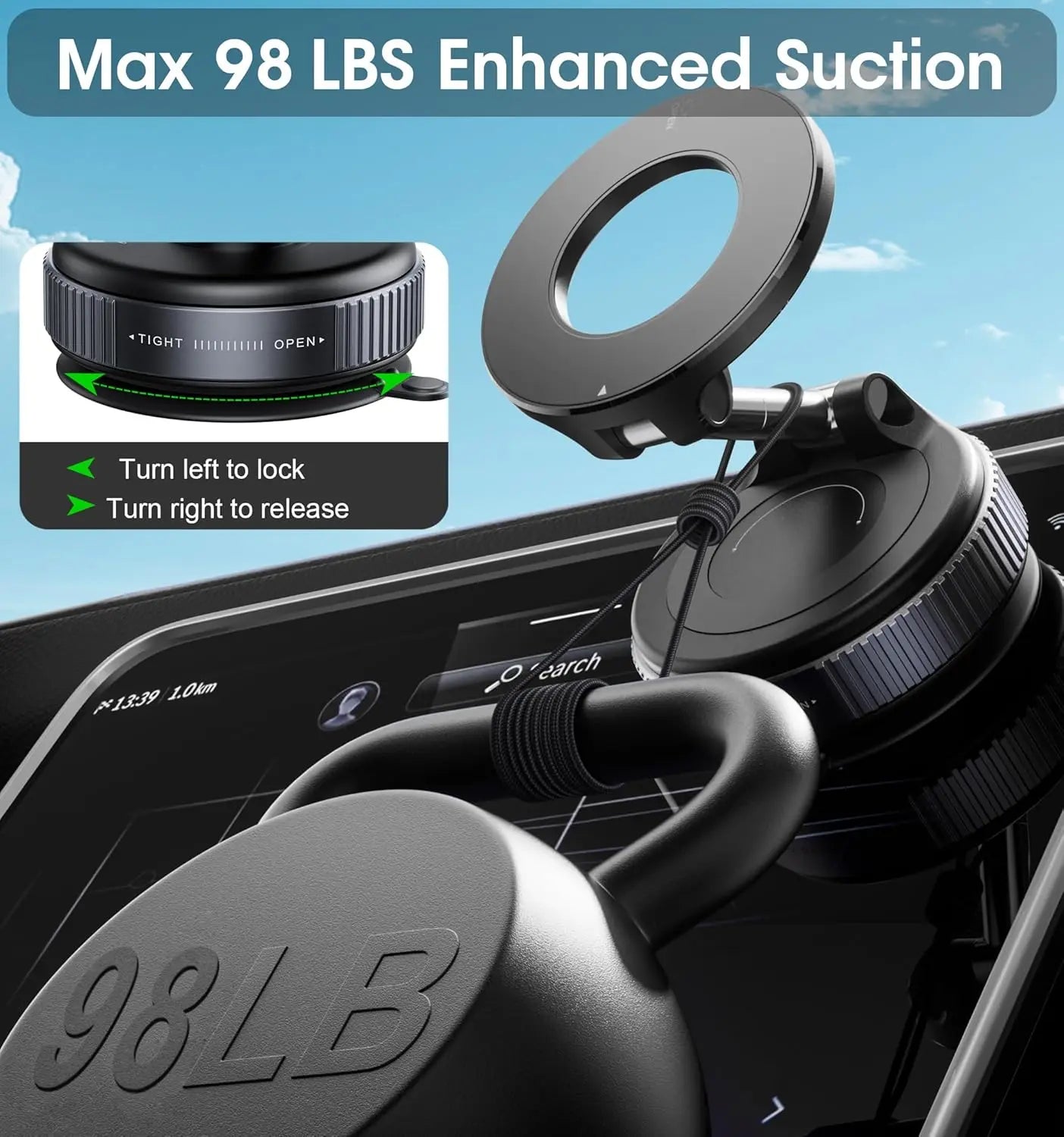Suport Magnetic Telefon Pliabil