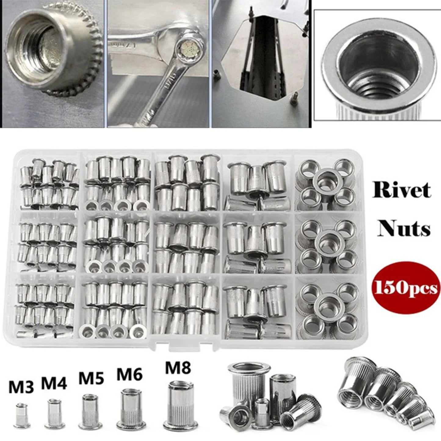 Kit Nituri Filetate Aluminiu