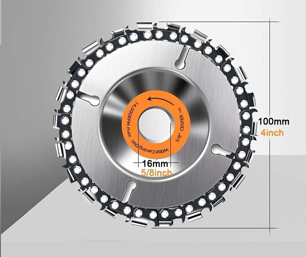 DISC POLIZOR UNGHIULAR CU LANȚ DE DRUJBĂ (16MM X 100 MM)