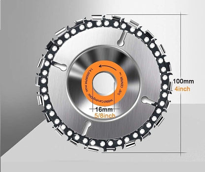 DISC POLIZOR UNGHIULAR CU LANȚ DE DRUJBĂ (16MM X 100 MM)